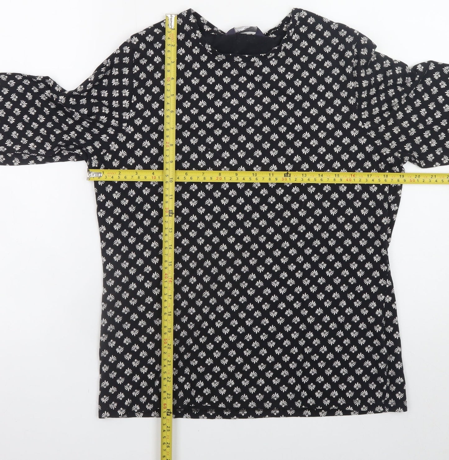 Womens UK Size 16 Marks and Spencer Black Basic Blouse
