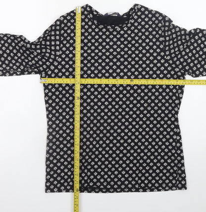 Womens UK Size 16 Marks and Spencer Black Basic Blouse