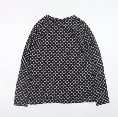 Womens UK Size 16 Marks and Spencer Black Basic Blouse