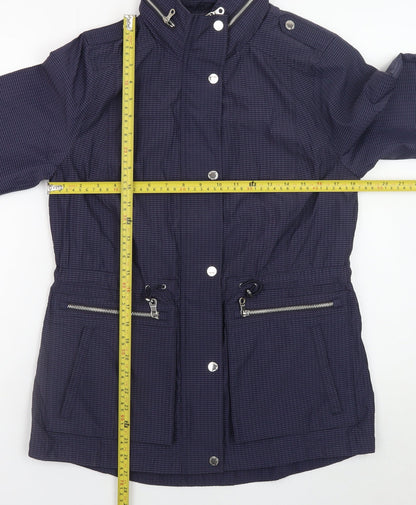 Marks and Spencer Women's Blue Anorak Jacket Size 10 Waterproof