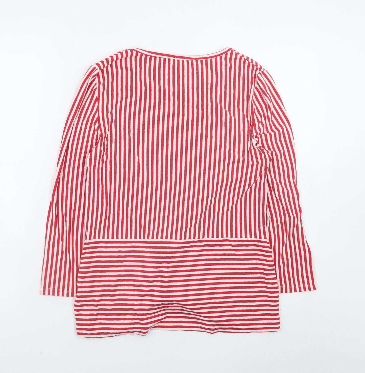 Womens UK Size S Klass Red Tunic Blouse