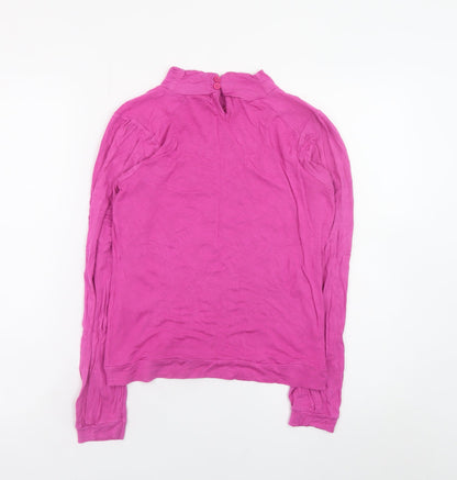 Womens UK Size 14 Red Herring Pink Basic T-Shirt