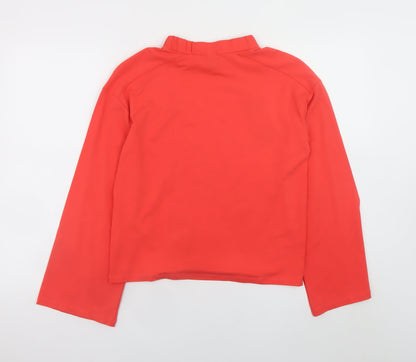 Womens UK Size 6 Oliver Bonas Red Basic T-Shirt