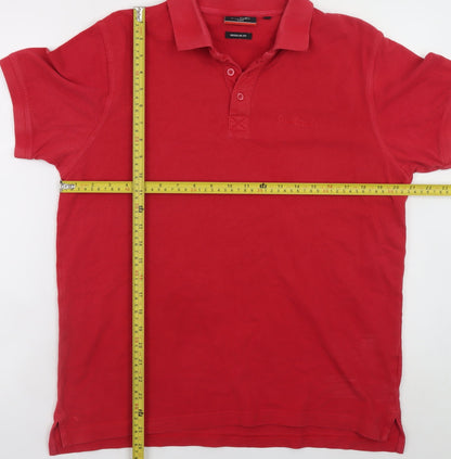 Mens UK Size L Pierre Cardin Cotton Polo Shirt