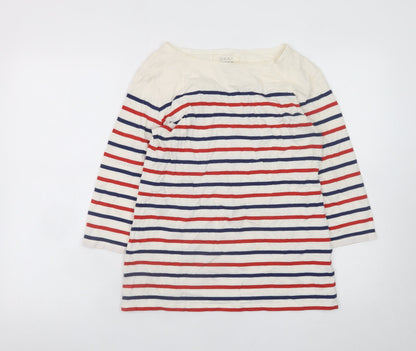 Womens UK Size 8 Seasalt Multicoloured Basic T-Shirt