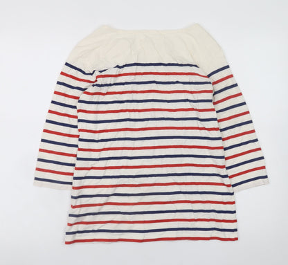 Womens UK Size 8 Seasalt Multicoloured Basic T-Shirt