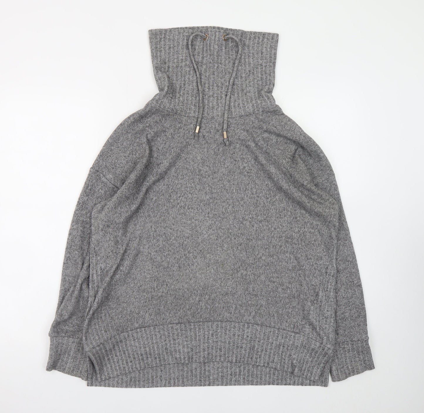 Womens UK Size 12 F&F Grey Pullover Jumper