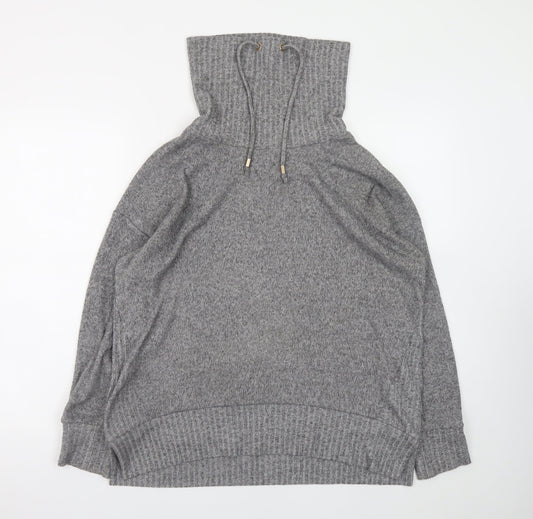 Womens UK Size 12 F&F Grey Pullover Jumper