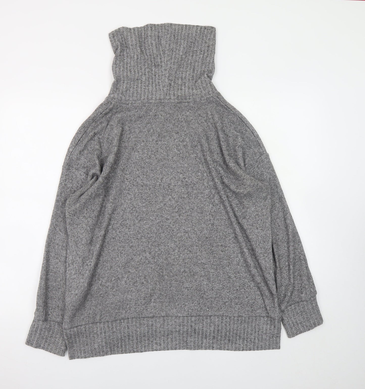 Womens UK Size 12 F&F Grey Pullover Jumper