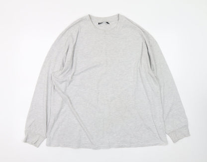 ASOS Weekend Collective Grey Long Sleeve Men's T-Shirt M