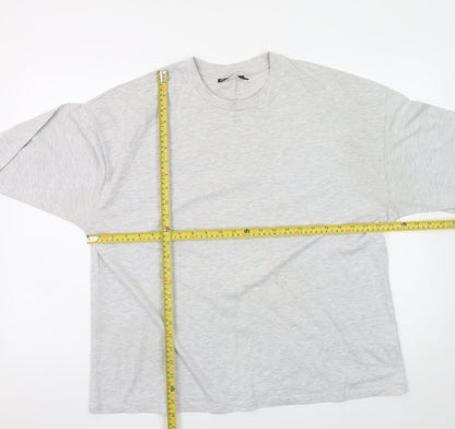 ASOS Weekend Collective Grey Long Sleeve Men's T-Shirt M