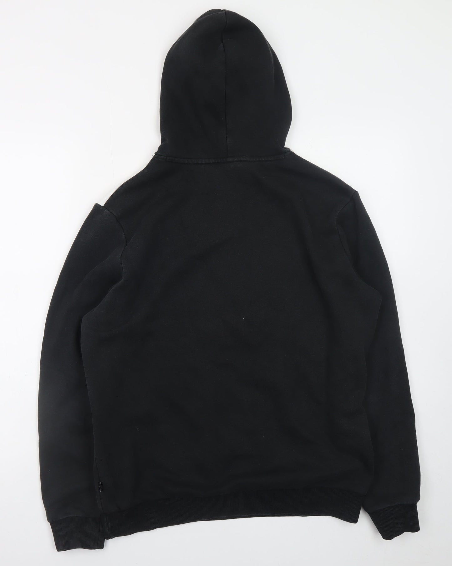 Mens UK Size M PUMA Black Pullover Hoodie