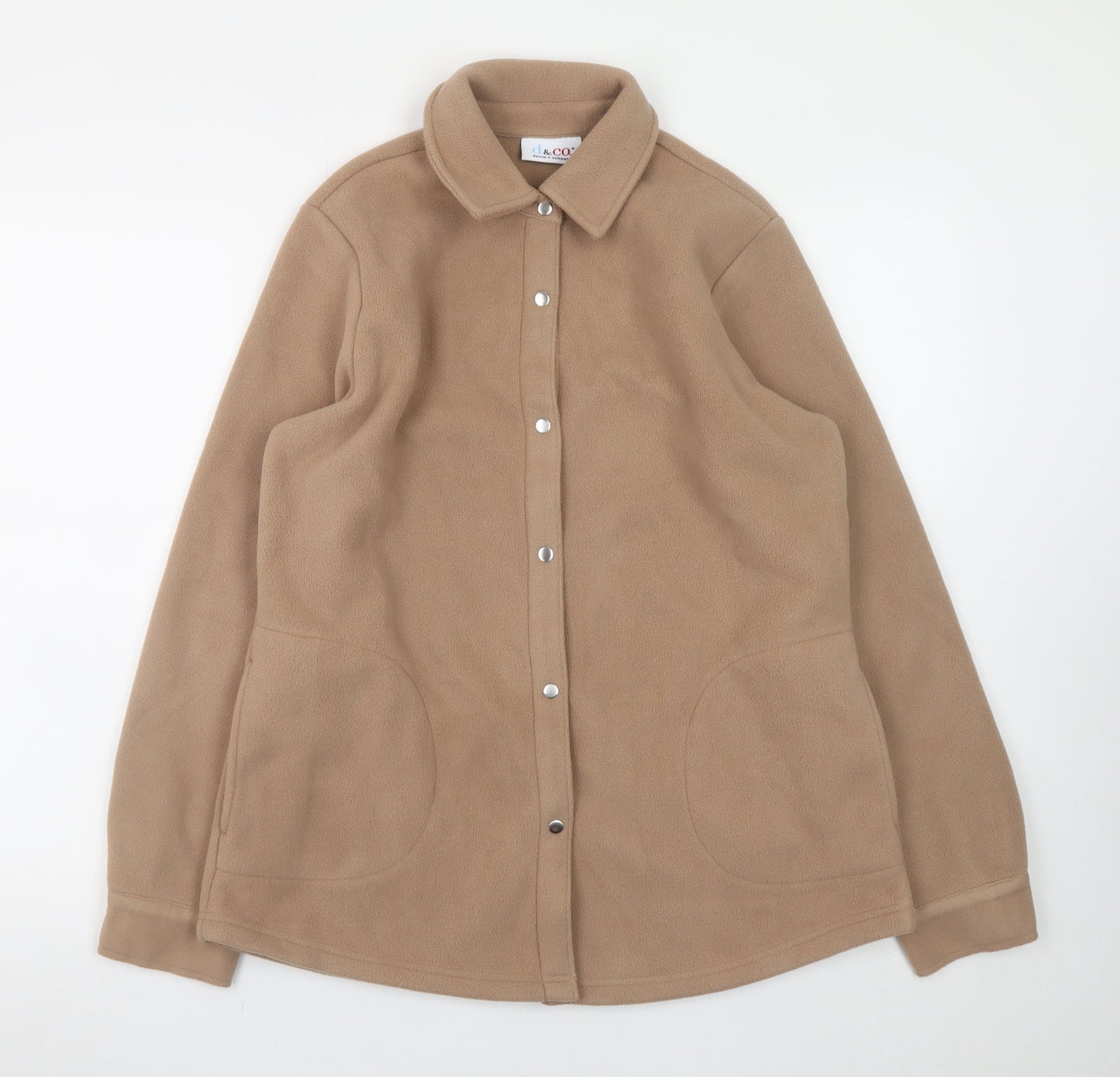 Womens UK Size S Denim & Co. Beige Basic Jacket
