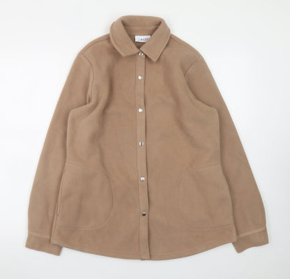 Womens UK Size S Denim & Co. Beige Basic Jacket