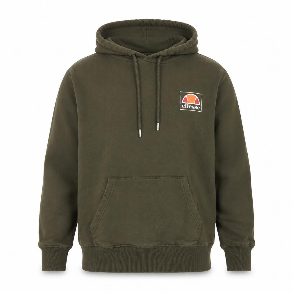 Mens UK Size M ellesse Green Pullover Hoodie