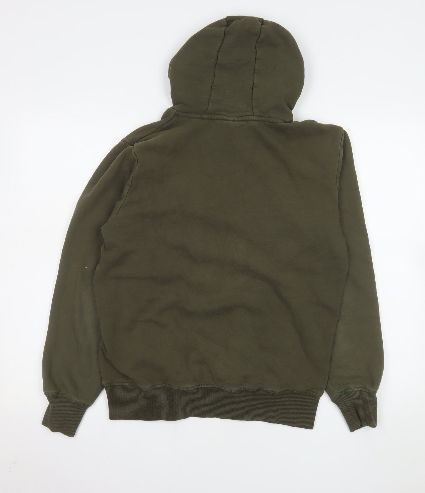 Mens UK Size M ellesse Green Pullover Hoodie