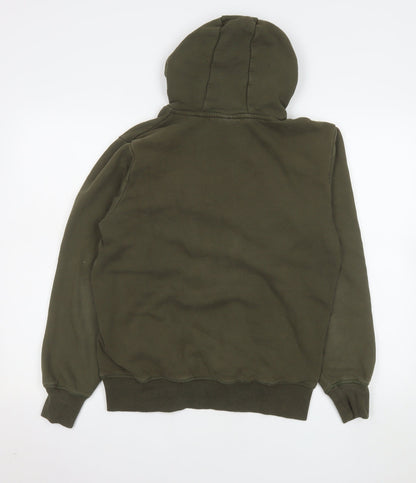 Mens UK Size M ellesse Green Pullover Hoodie