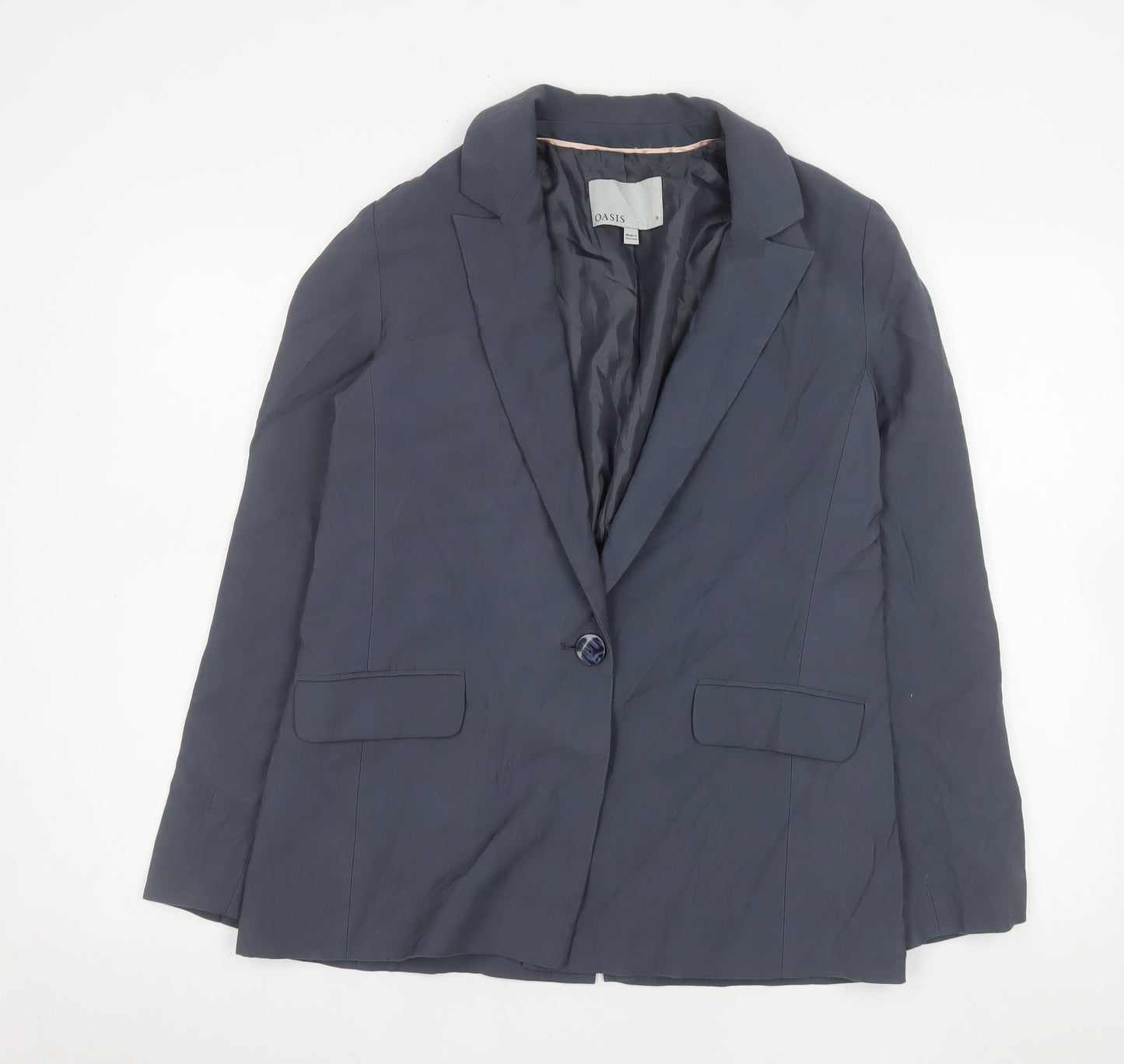 Womens UK Size M Oasis Regular Blue Blazer