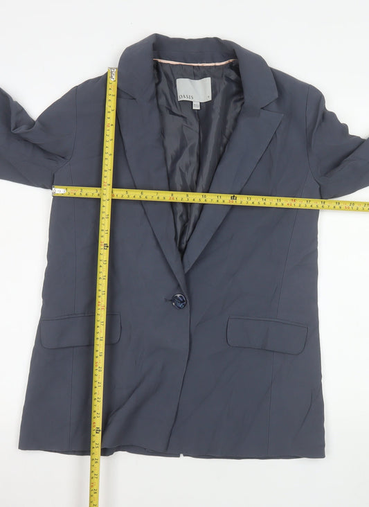 Womens UK Size M Oasis Regular Blue Blazer