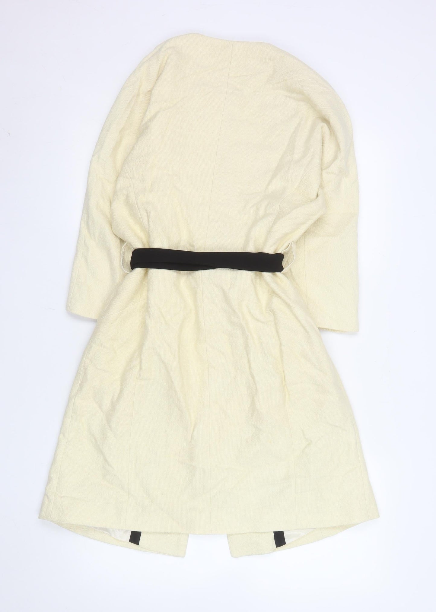Womens UK Size 8 Zara Ivory Basic Jacket