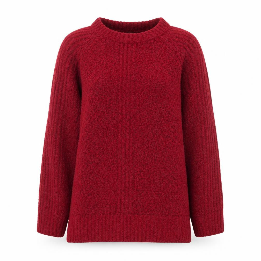 Womens UK Size S Marks and Spencer Red Pullover Jumper