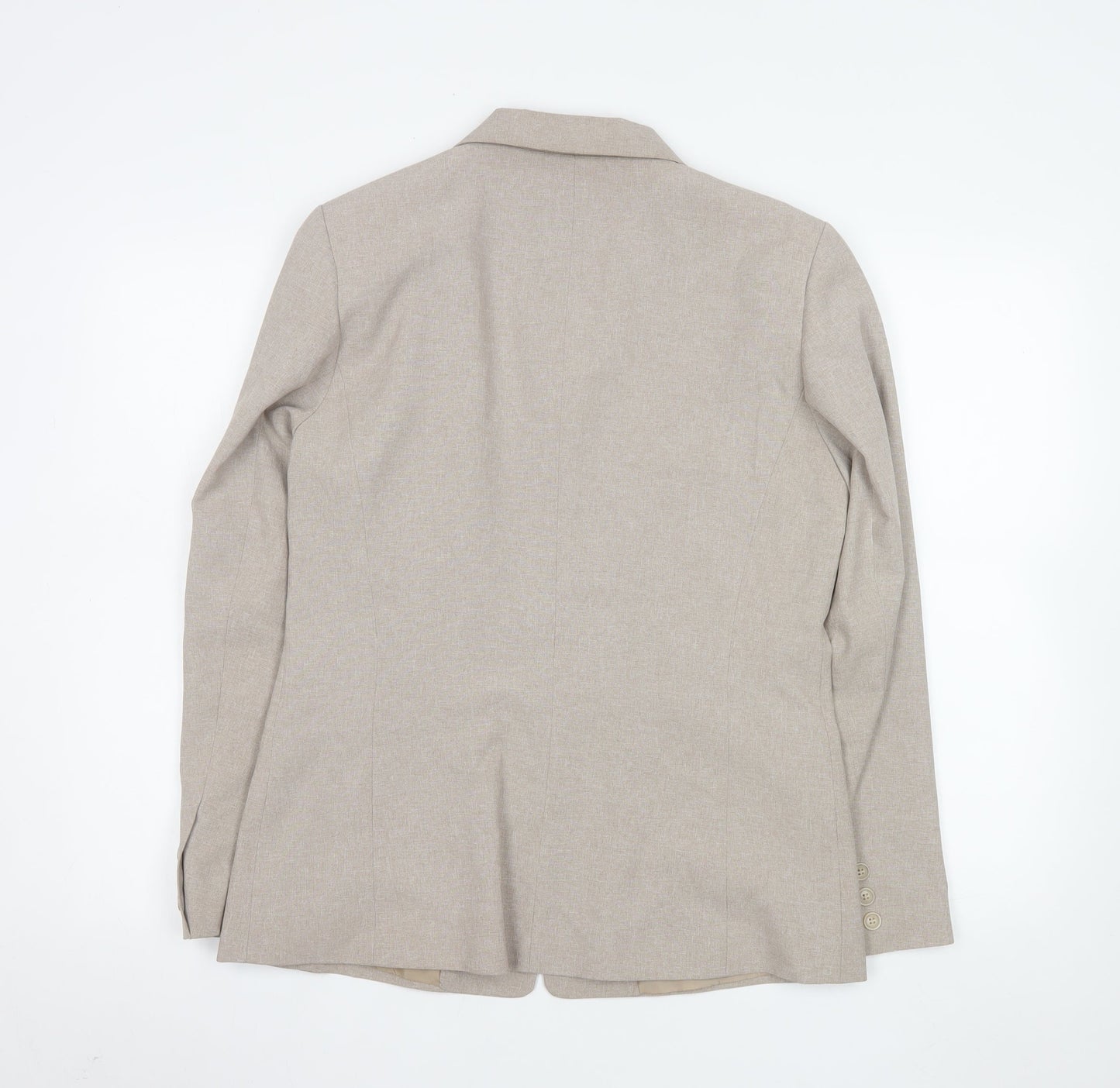 Womens UK Size 14 Bonmarché Regular Beige Suit Jacket