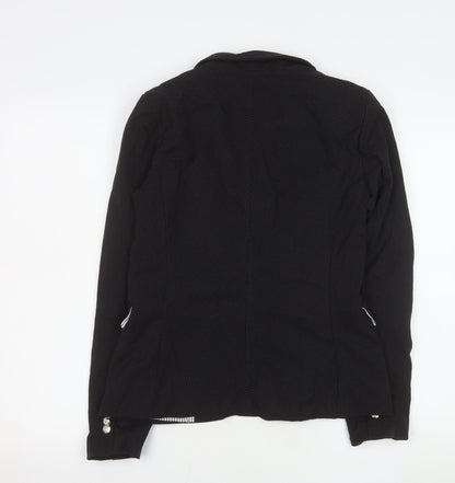 Reserved Women's Black Size 10 Slim Fit One-Button Tailored Blazer