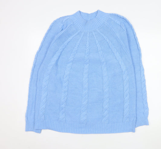 Womens UK Size 2XL Bloomings Blue Pullover Jumper