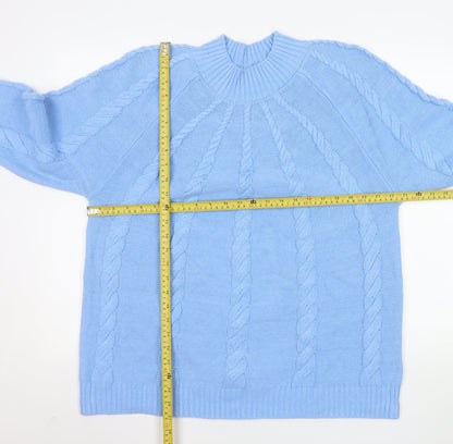 Womens UK Size 2XL Bloomings Blue Pullover Jumper