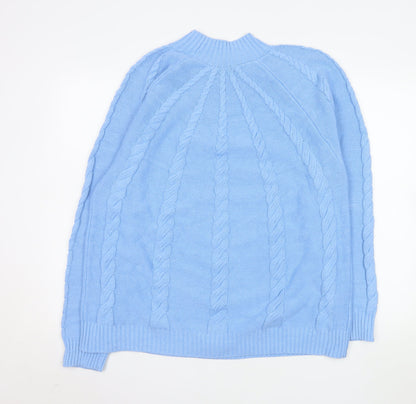 Womens UK Size 2XL Bloomings Blue Pullover Jumper