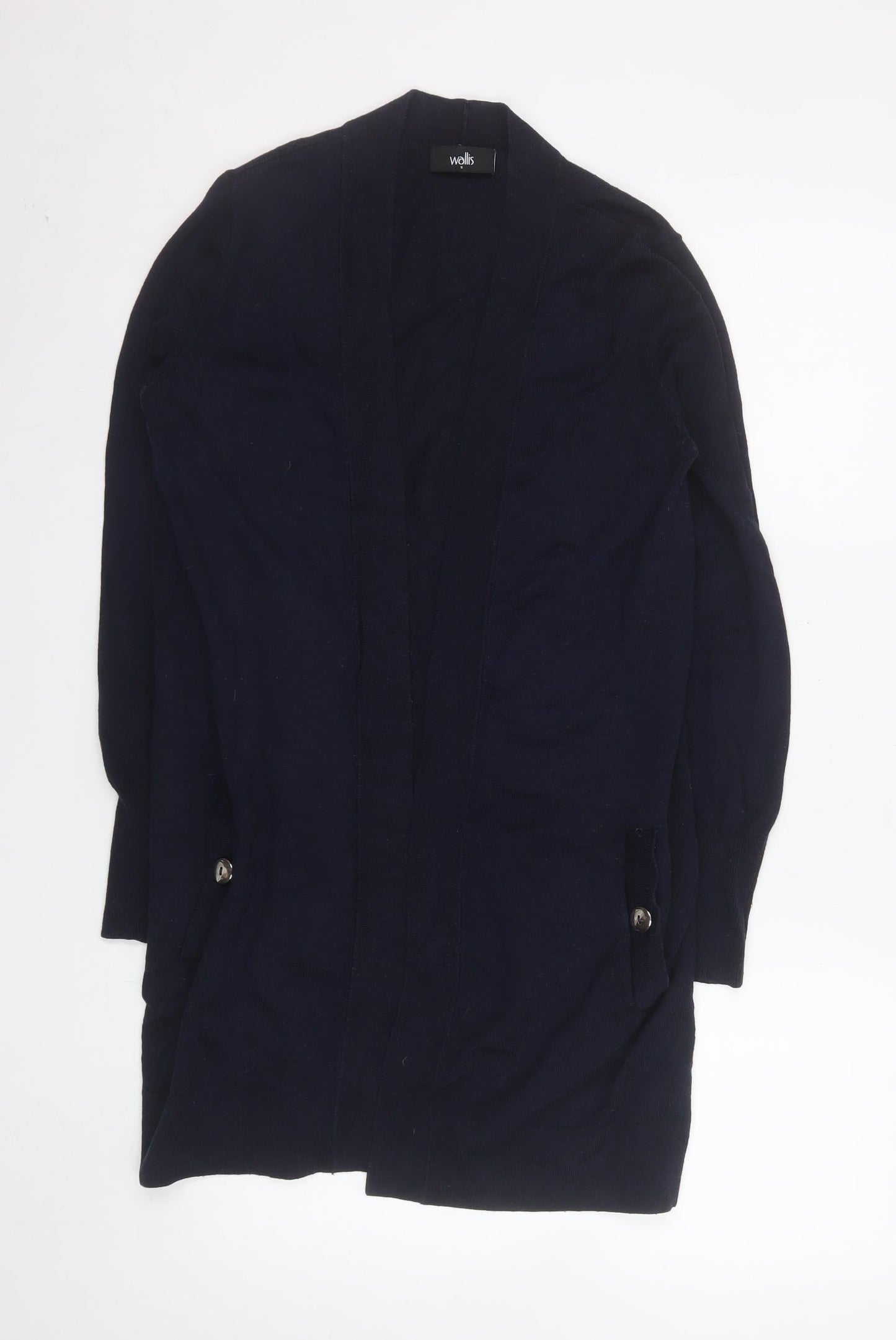 Womens UK Size S Wallis Black Cardigan Jumper