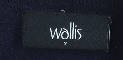 Womens UK Size S Wallis Black Cardigan Jumper