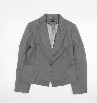 Womens UK Size 14 Principles Regular Grey Suit Jacket