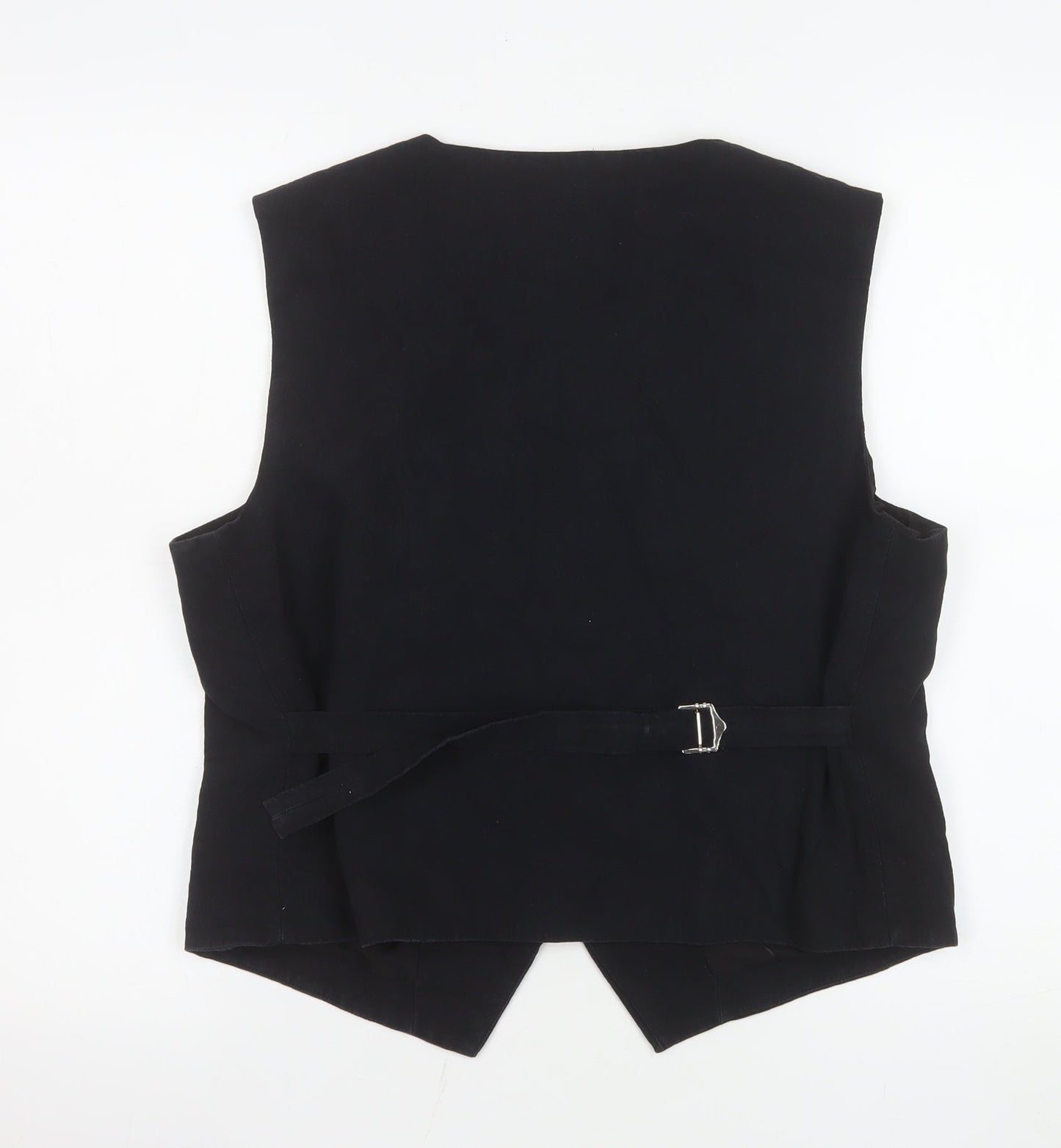 Womens UK Size XL Katch Me Regular Black Suit Waistcoat