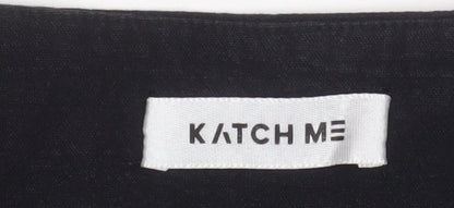 Womens UK Size XL Katch Me Regular Black Suit Waistcoat
