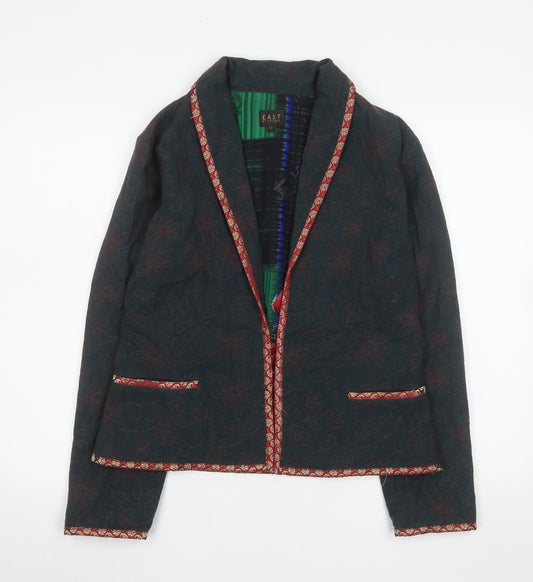 Womens UK Size 12 EAST Regular Green Blazer