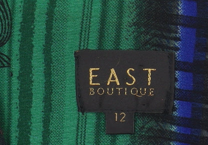 Womens UK Size 12 EAST Regular Green Blazer