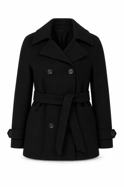 Womens UK Size 12 The Kill Industry Ltd Black Pea Coat