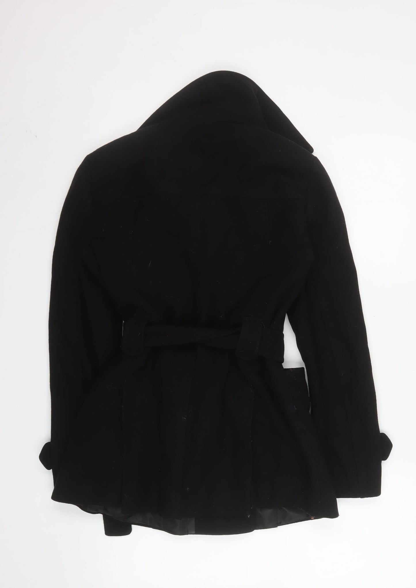 Womens UK Size 12 The Kill Industry Ltd Black Pea Coat