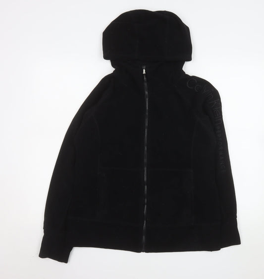 Mens UK Size M Calvin Klein Black Basic Jacket