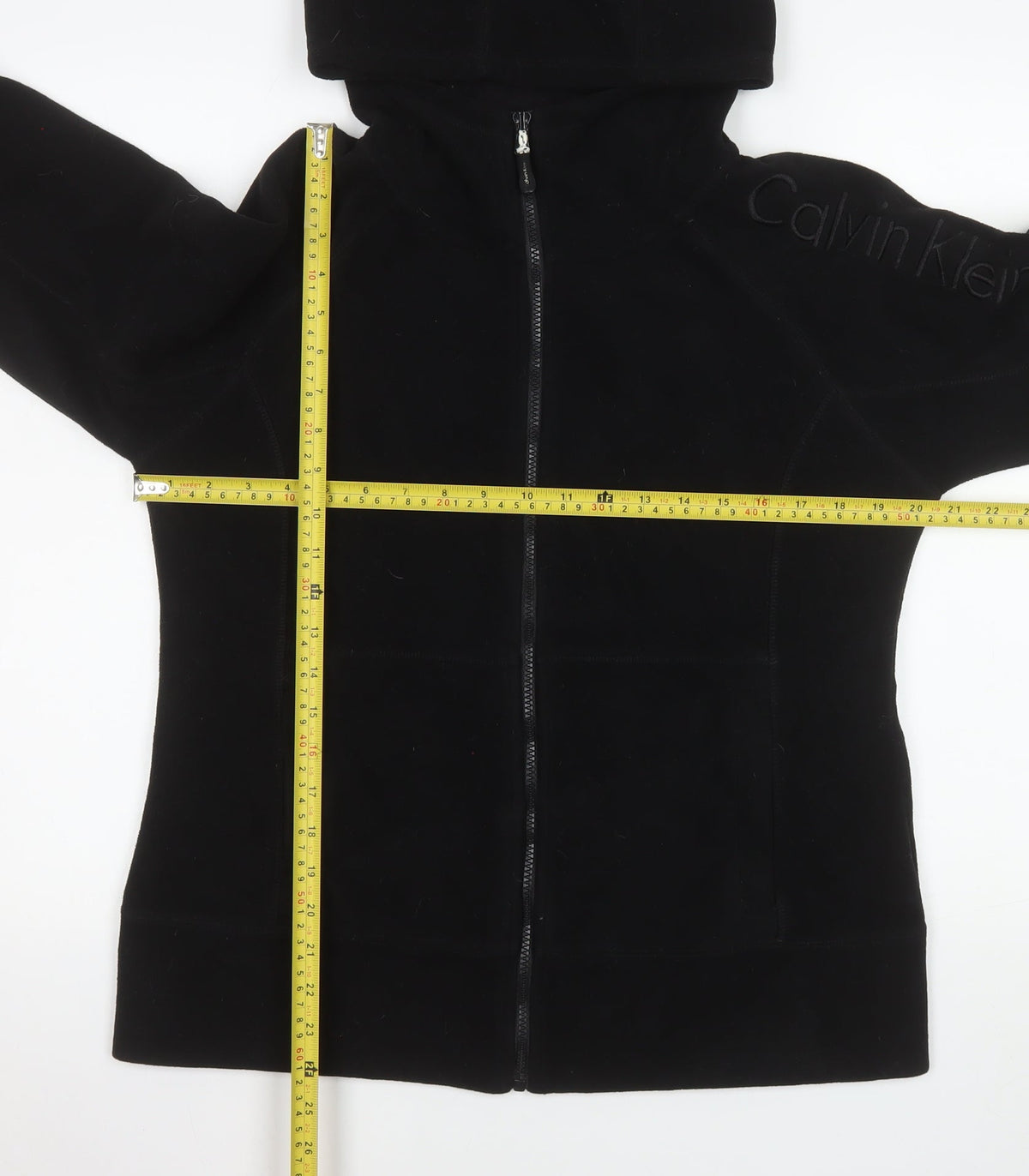 Mens UK Size M Calvin Klein Black Basic Jacket