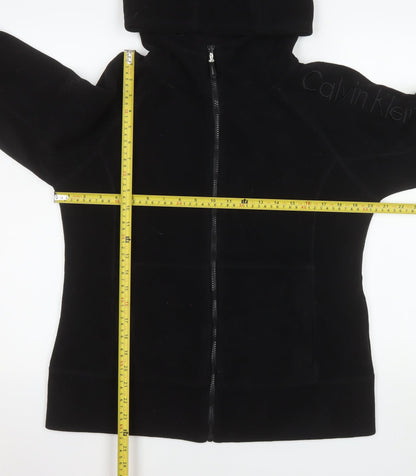 Mens UK Size M Calvin Klein Black Basic Jacket