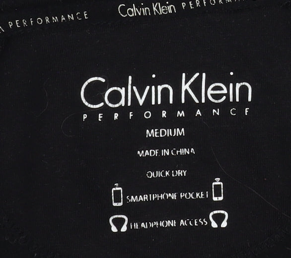 Mens UK Size M Calvin Klein Black Basic Jacket