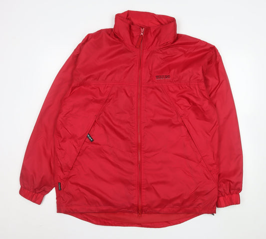 TOG24 Mens Red Waterproof Windbreaker Jacket Size L