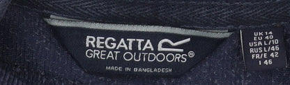 Womens UK Size 14 Regatta Blue Pullover Sweatshirt
