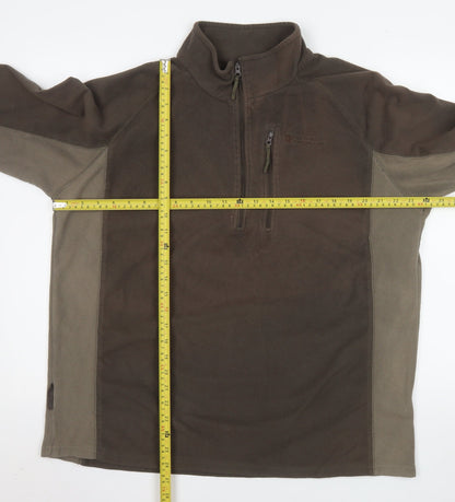 Mens UK Size XL Mountain Warehouse Brown Pullover Sweatshirt