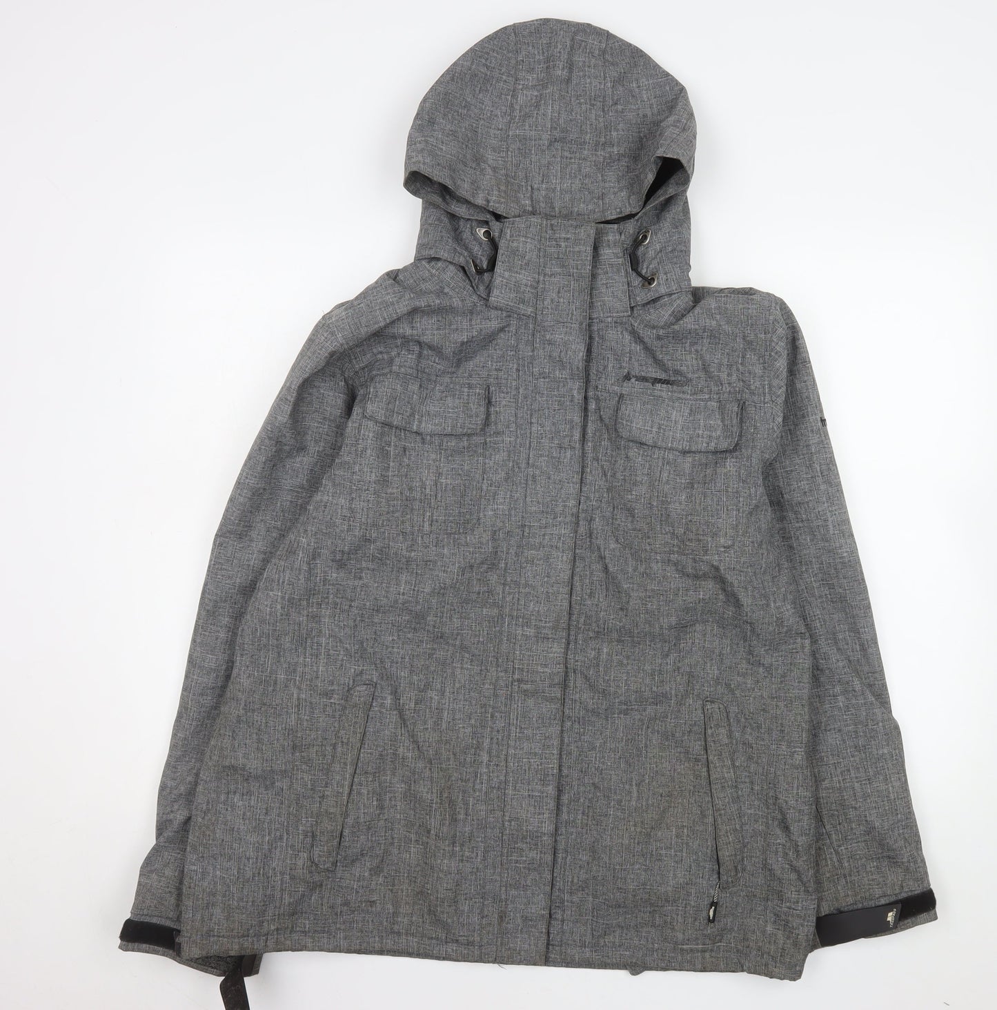 Trespass Men's Grey Waterproof Hooded Outdoor Jacket XL