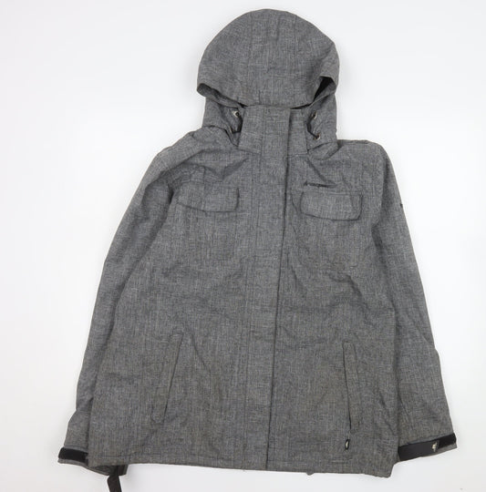 Trespass Men's Grey Waterproof Hooded Outdoor Jacket XL