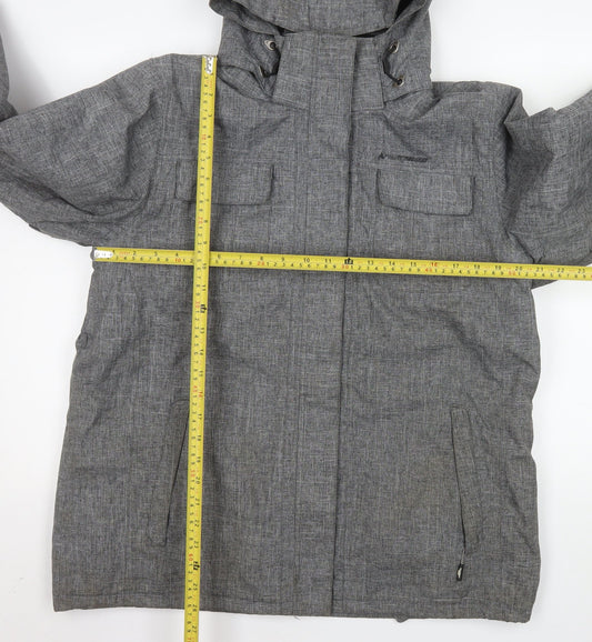 Trespass Men's Grey Waterproof Hooded Outdoor Jacket XL