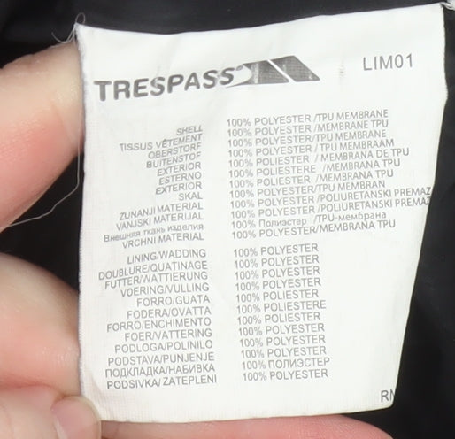 Trespass Men's Grey Waterproof Hooded Outdoor Jacket XL